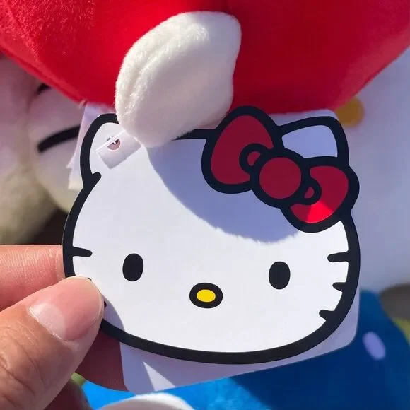 NWT SANRIO 11” Classic Hello Kitty Plushie red - Picture 3 of 3